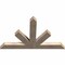 Ekena Millwork Saratoga Smooth Timber Gable Bracket, Douglas Fir, 60"W x 38"H x 3 1/2"D x 5 1/2"F, 15/12 Pitch GBW060X38X0406SAR00SDF - alternate 2